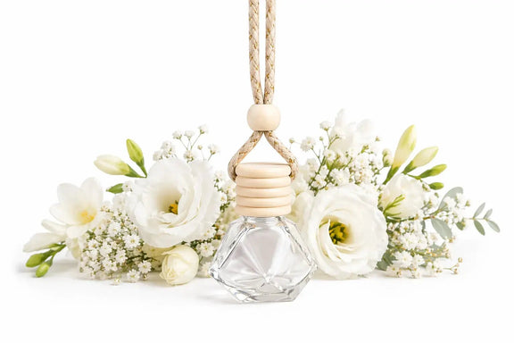 Diffuseur Voiture Bouquet de fleurs blanches - L'Atelier Ginko - Boutique en Ligne
