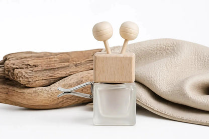 Diffuseur Voiture Cuir et bois - L'Atelier Ginko - Boutique en Ligne