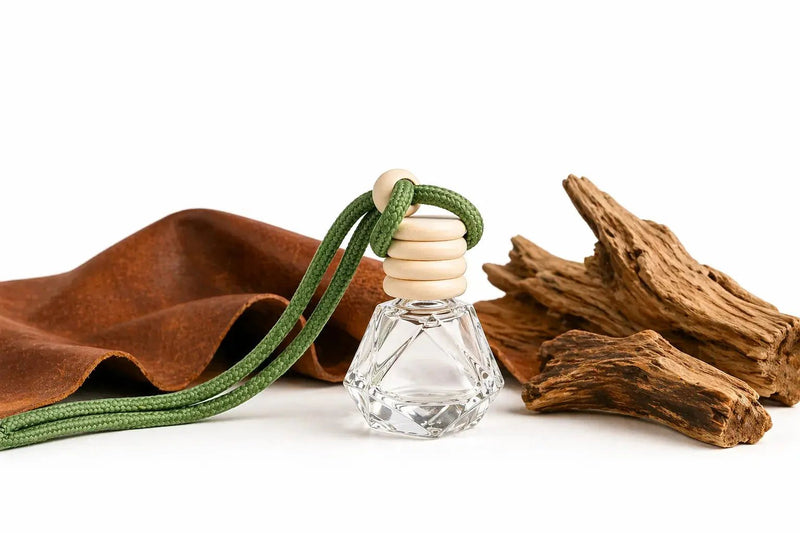 Diffuseur Voiture Cuir et bois - L'Atelier Ginko - Boutique en Ligne