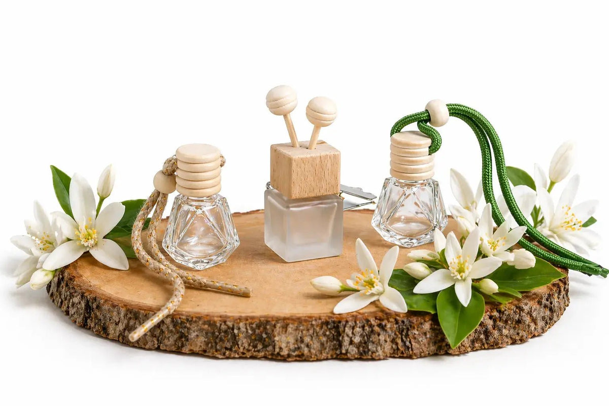 Diffuseur Voiture Fleur d'Oranger - L'Atelier Ginko - Boutique en Ligne