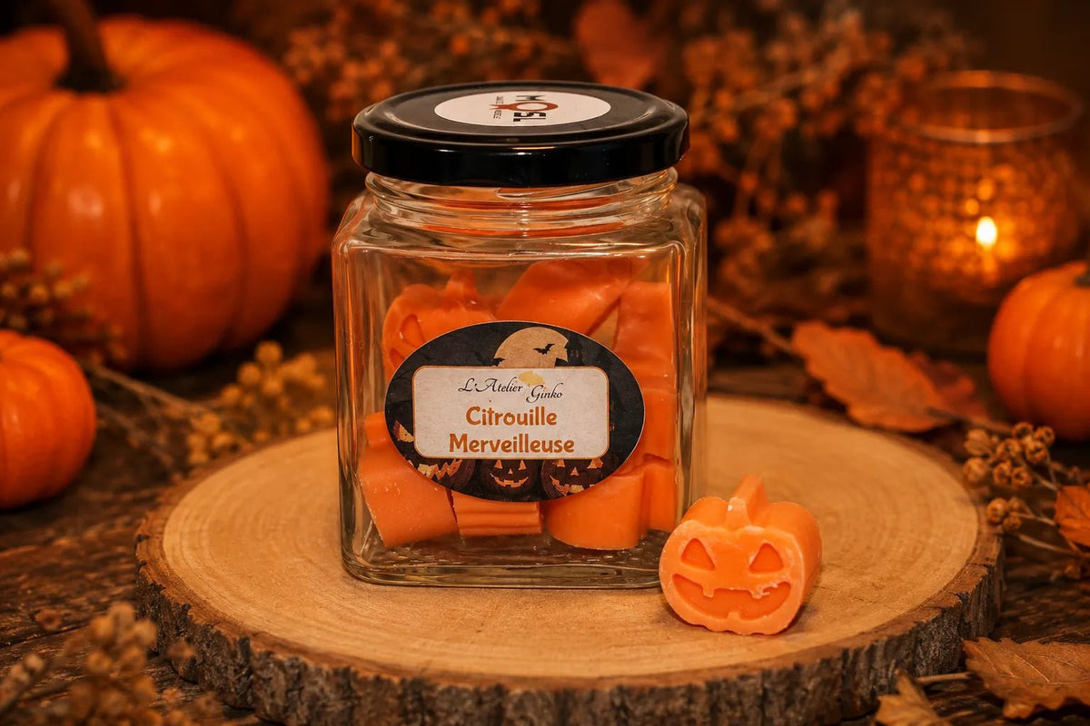 Fondant parfumé Citrouille Merveilleuse - L'Atelier Ginko - Boutique en Ligne