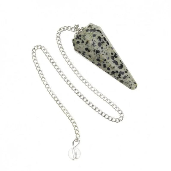 Pendules Divinatoires à Facettes en Pierre Naturelle - L'Atelier Ginko - Boutique en Ligne