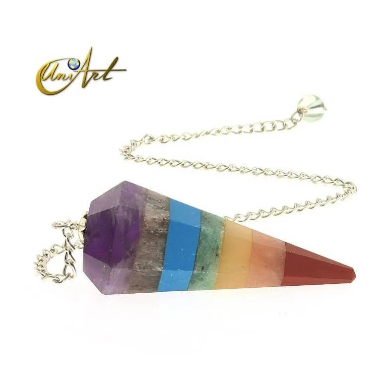 Pendules Divinatoires à Facettes en Pierre Naturelle - L'Atelier Ginko - Boutique en Ligne