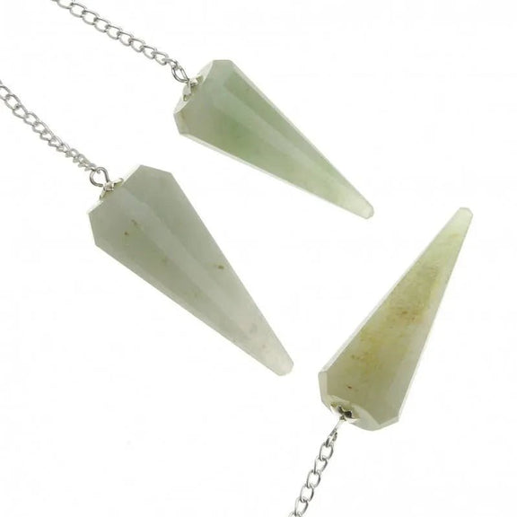 Pendules Divinatoires à Facettes en Pierre Naturelle - L'Atelier Ginko - Boutique en Ligne