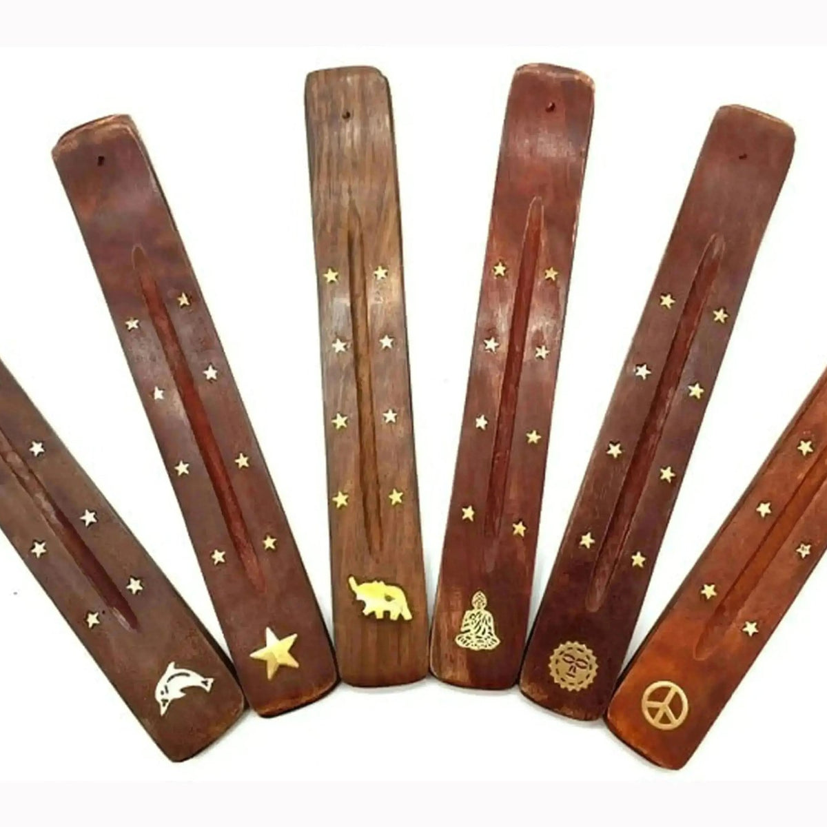 Porte-encens en Bois simple artisanal accessoire encens – L'Atelier Ginko Moselle