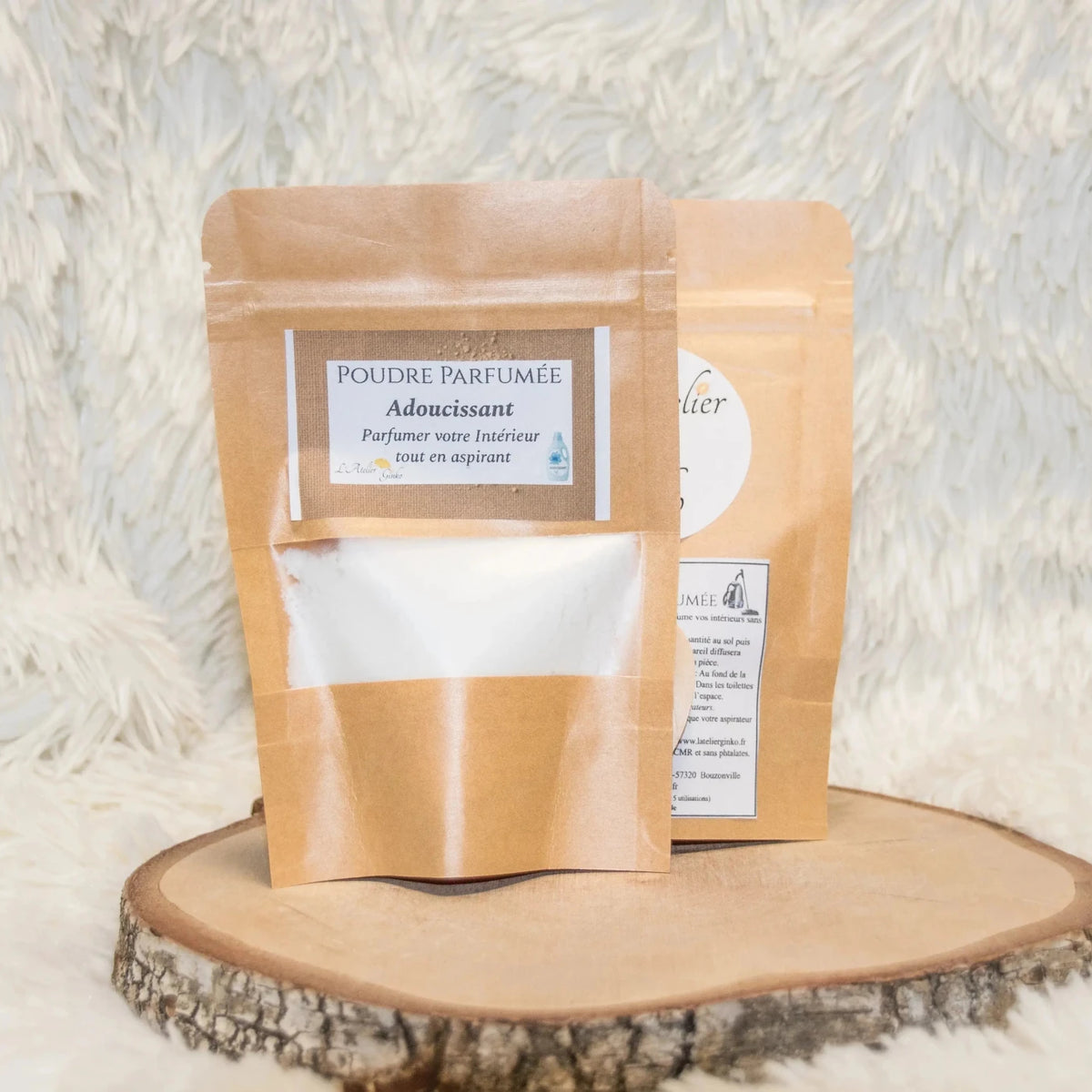 Poudre d'Aspirateur Adoucissant - L'Atelier Ginko - Boutique en Ligne