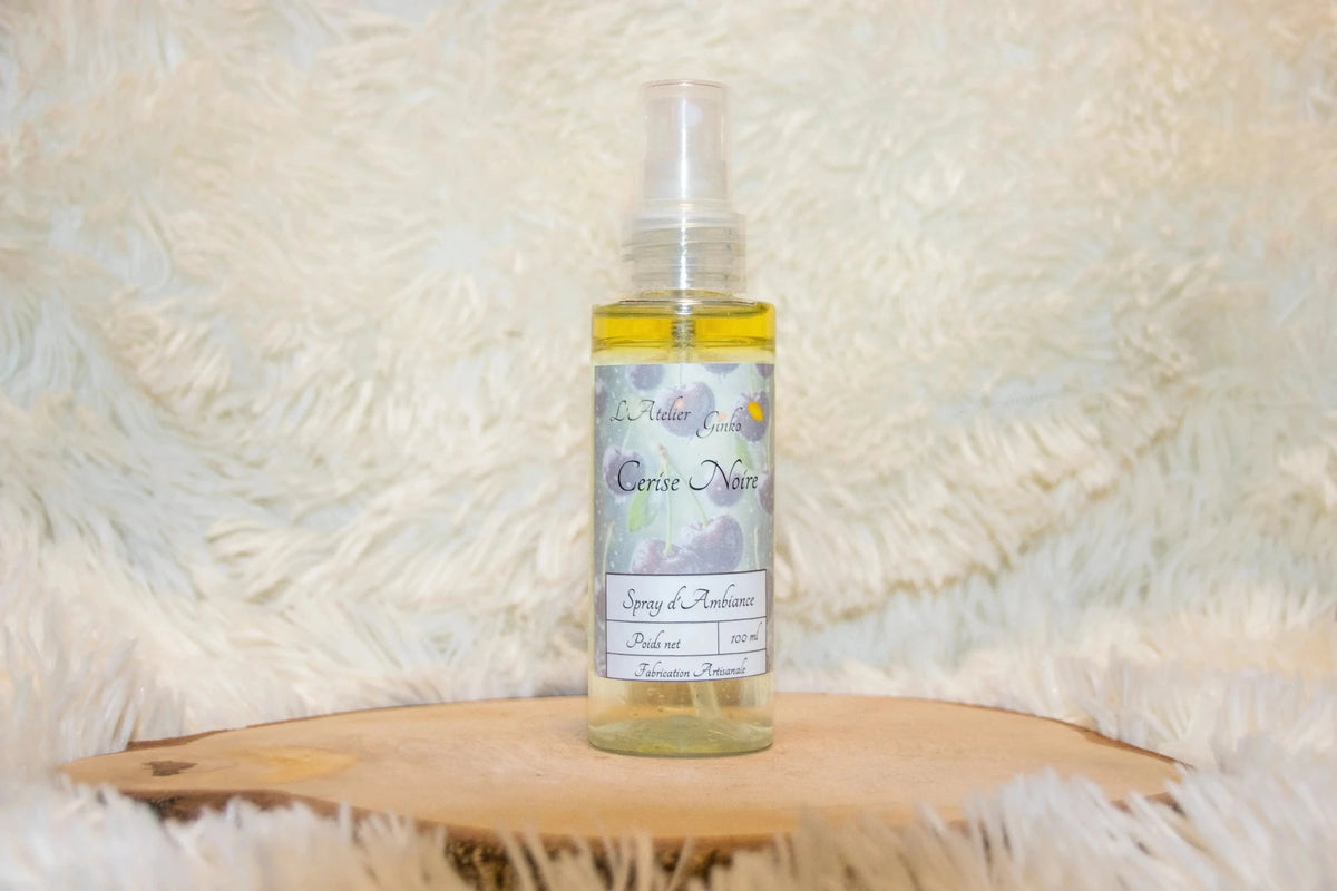 Spray d'Ambiance Cerise Noire - L'Atelier Ginko - Boutique en Ligne