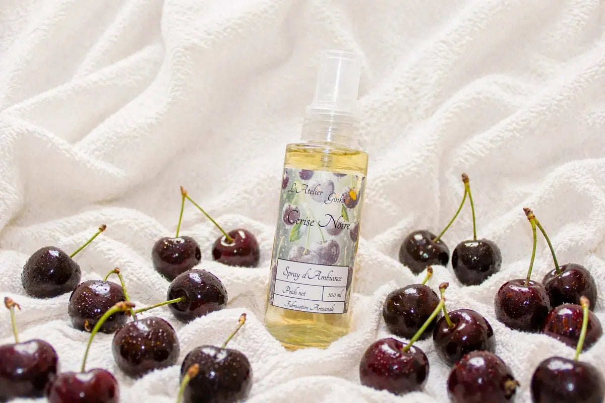 Spray d'Ambiance Cerise noire - L'Atelier Ginko - Boutique en Ligne