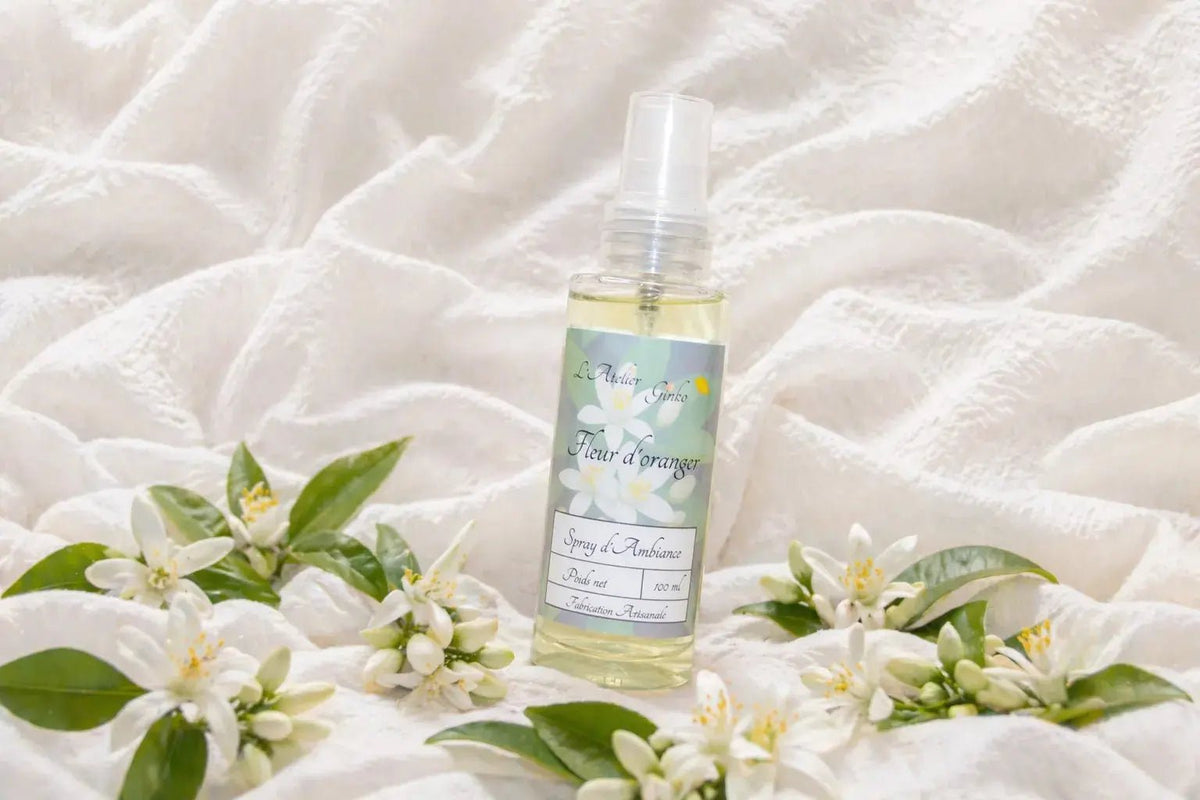 Spray d'Ambiance Fleur d'oranger - L'Atelier Ginko - Boutique en Ligne