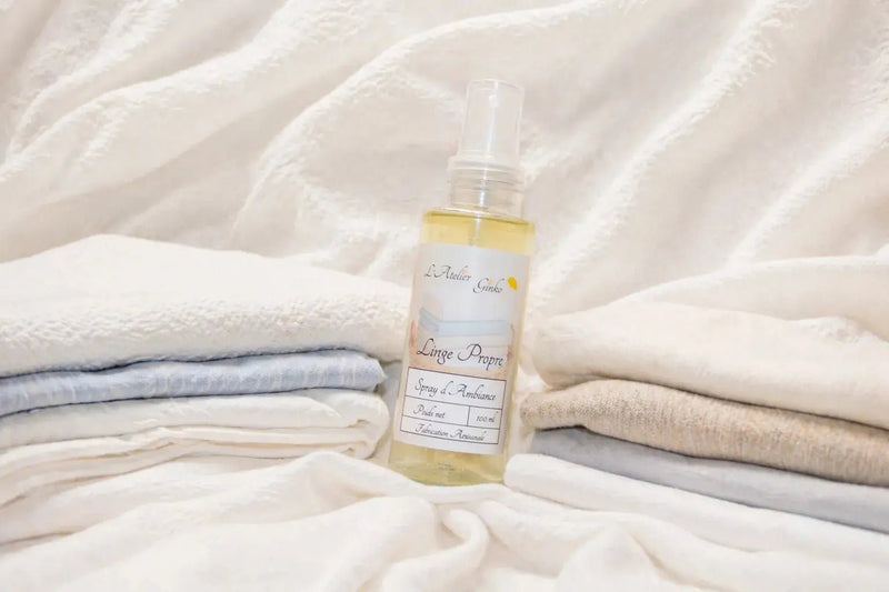 Spray d'Ambiance Linge propre - L'Atelier Ginko - Boutique en Ligne