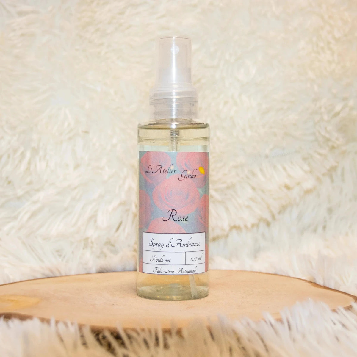 Spray d'Ambiance Rose - L'Atelier Ginko - Boutique en Ligne